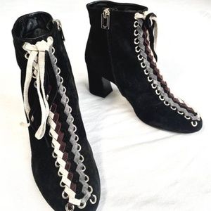 Roger Vivier Black Suede Boots